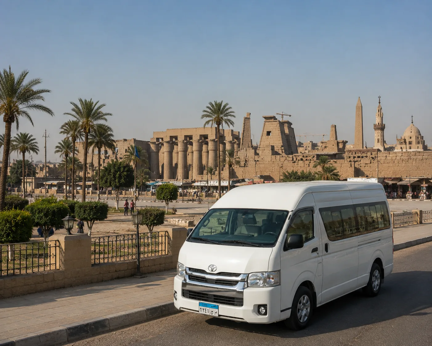 Luxor mit dem Van